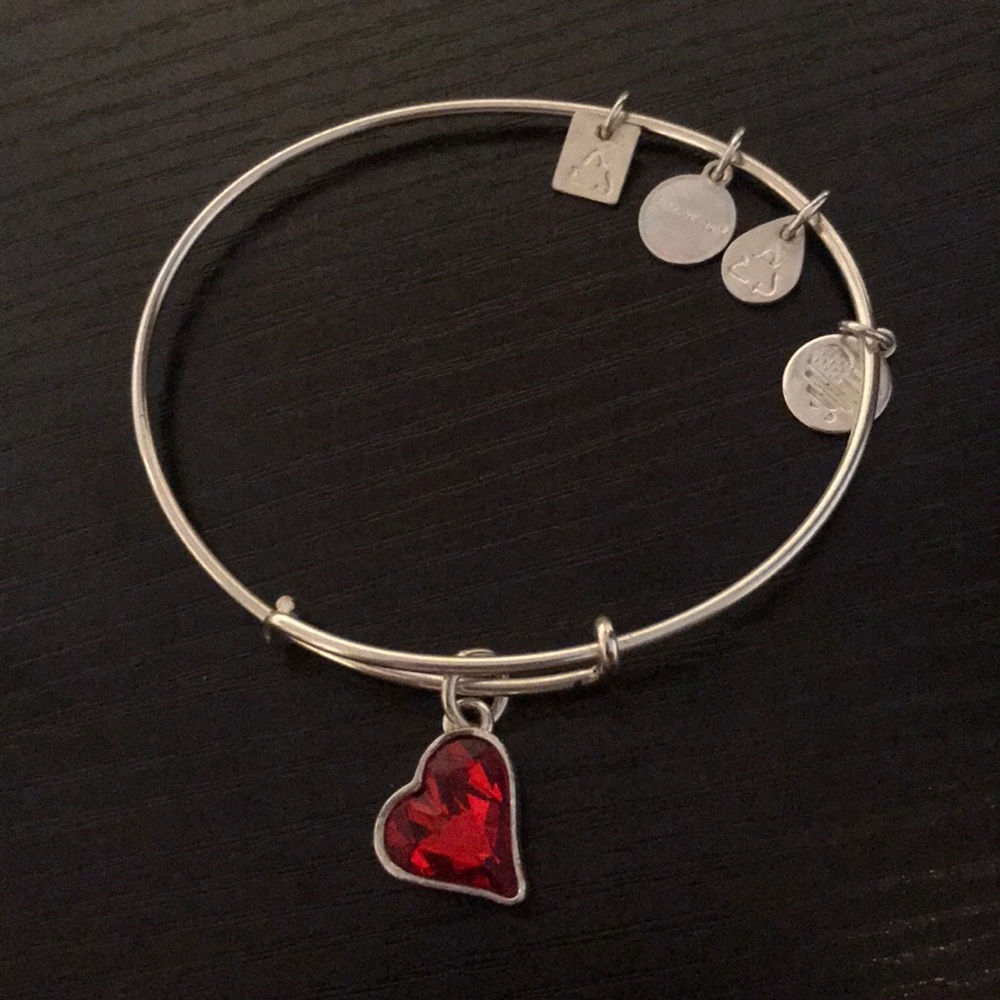 Alex and Ani red heart